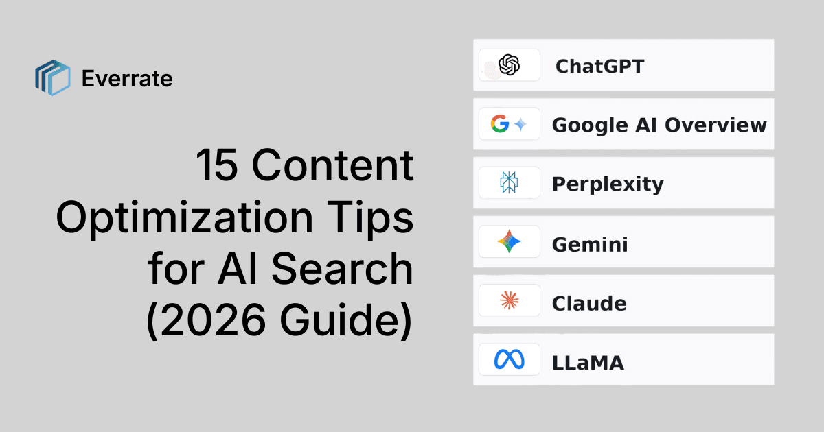 Content optimization checklist for AI search in 2026